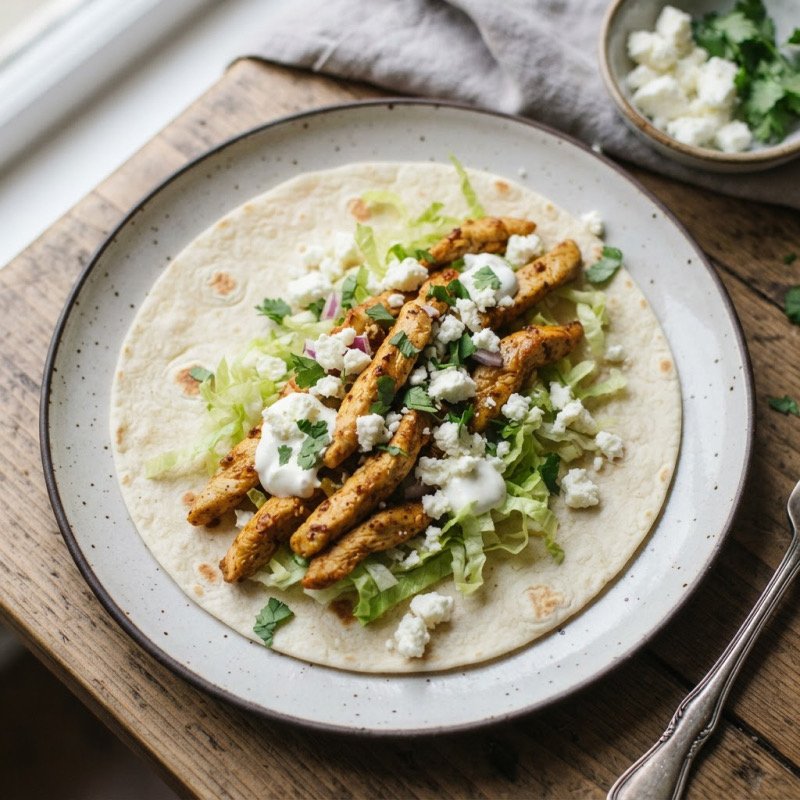 Turkey & Feta Fajitas